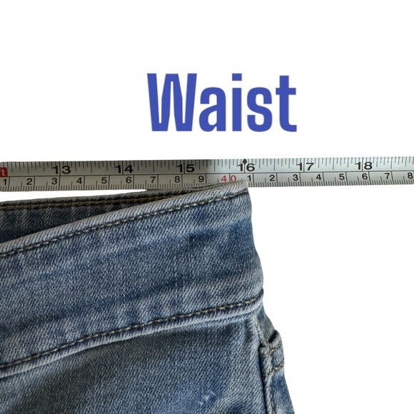 St John Bay Straight leg medium wash denim jeans women’s 8 - Picture 5 of 9